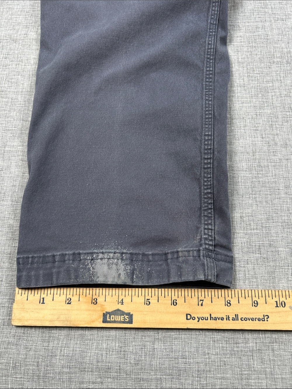 Duluth Trading Flex Fire Hose Cargo Work Pants Men 36x30 Blue-Gray Utility - Picture 9 of 13